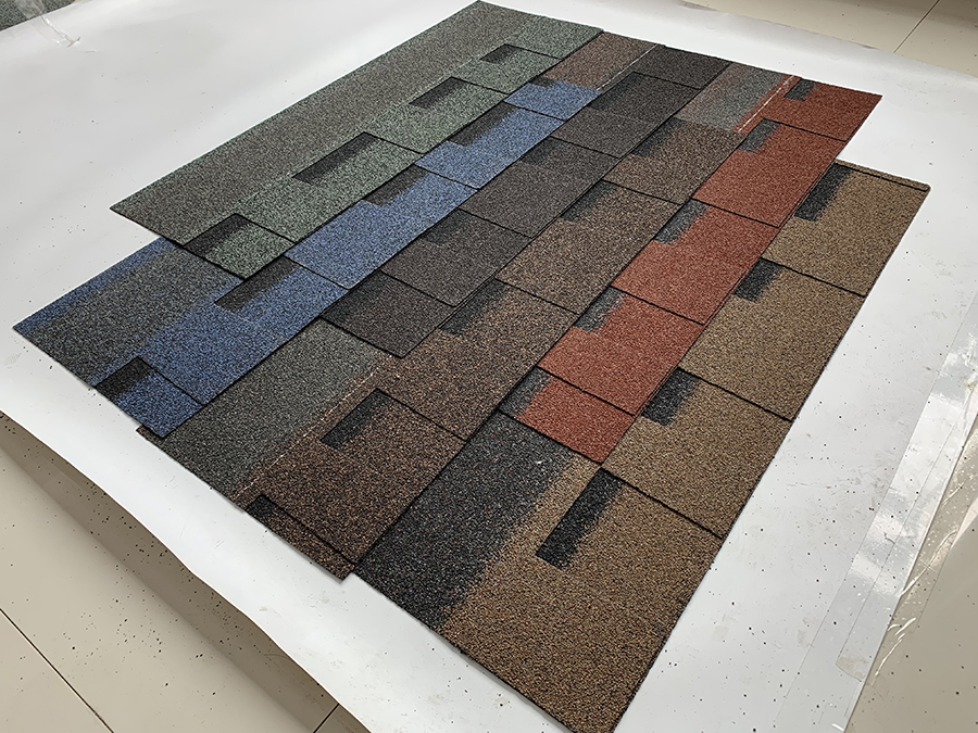  while providing the color and shade you see in the shingles.