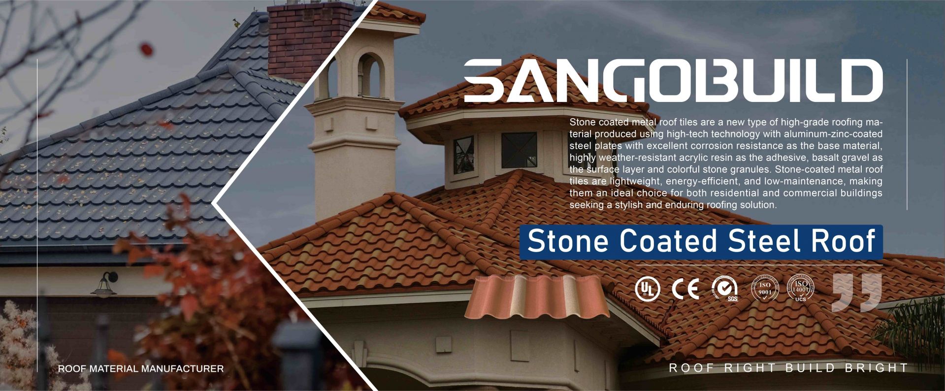 Stone Coated Roof, Rain Gutter System