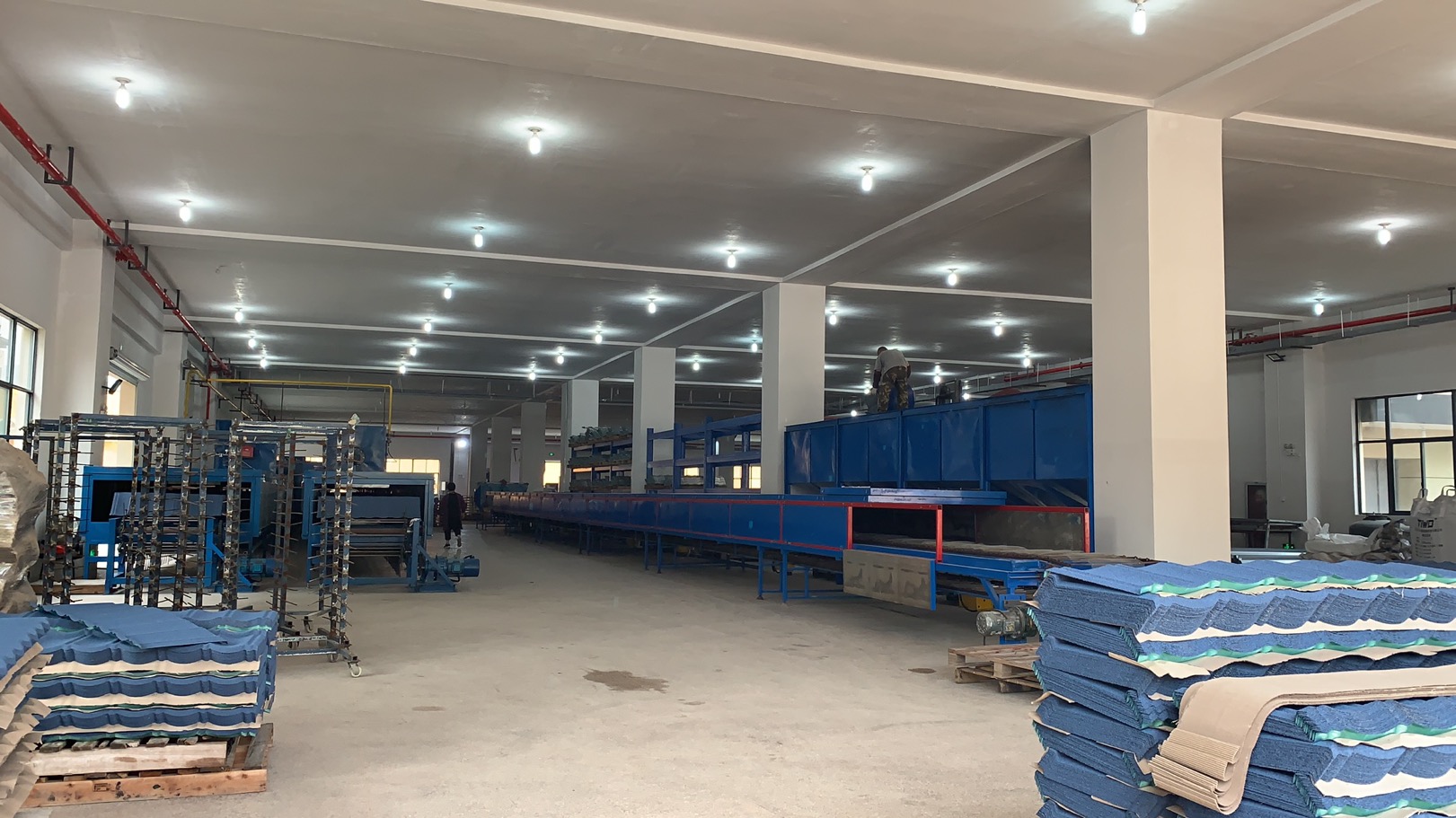 Our NEW Factory for stone coated metal roof tiles in Hangzhou fully opened this week