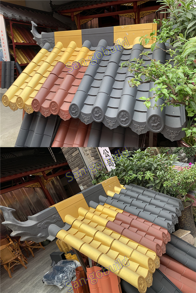 San-gobuild New Product Polyester Shake Tile Introduction