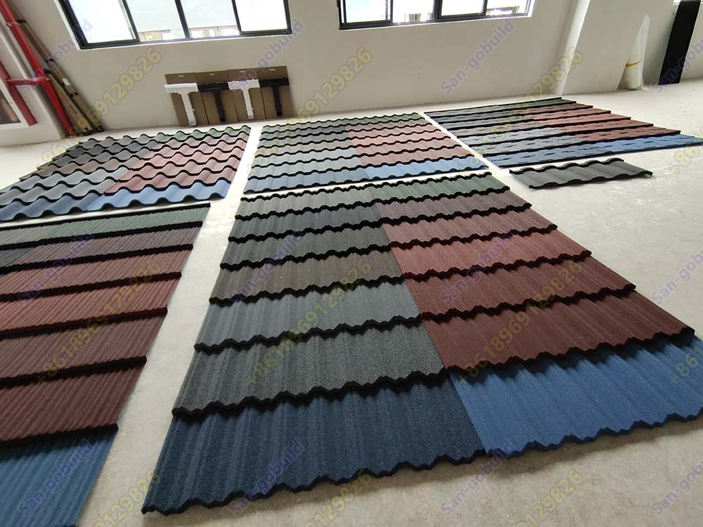 Stone Coated Steel Metal Roofing Sheets