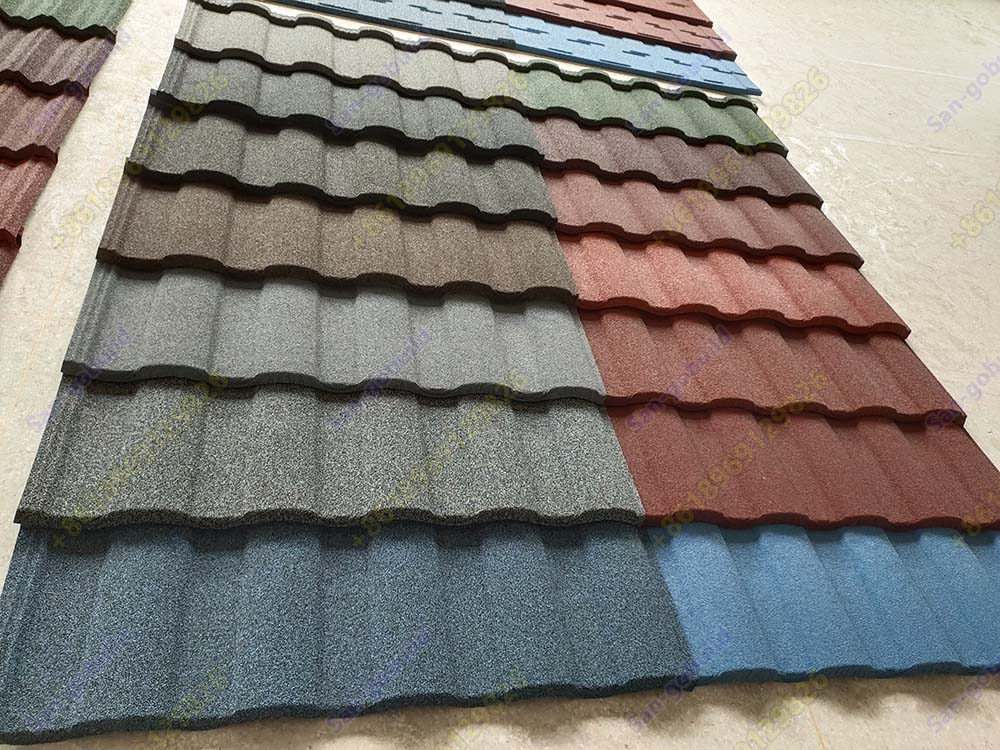 Stone Coated Steel Metal Roofing Sheets