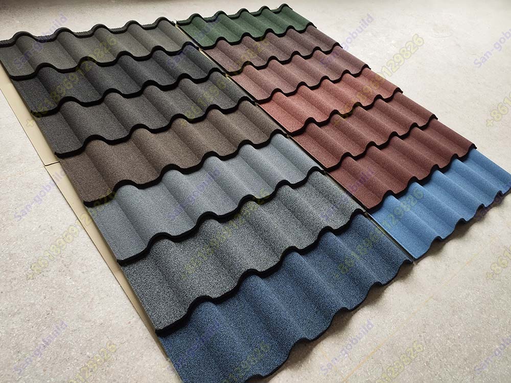 Stone Coated Steel Metal Roofing Sheets