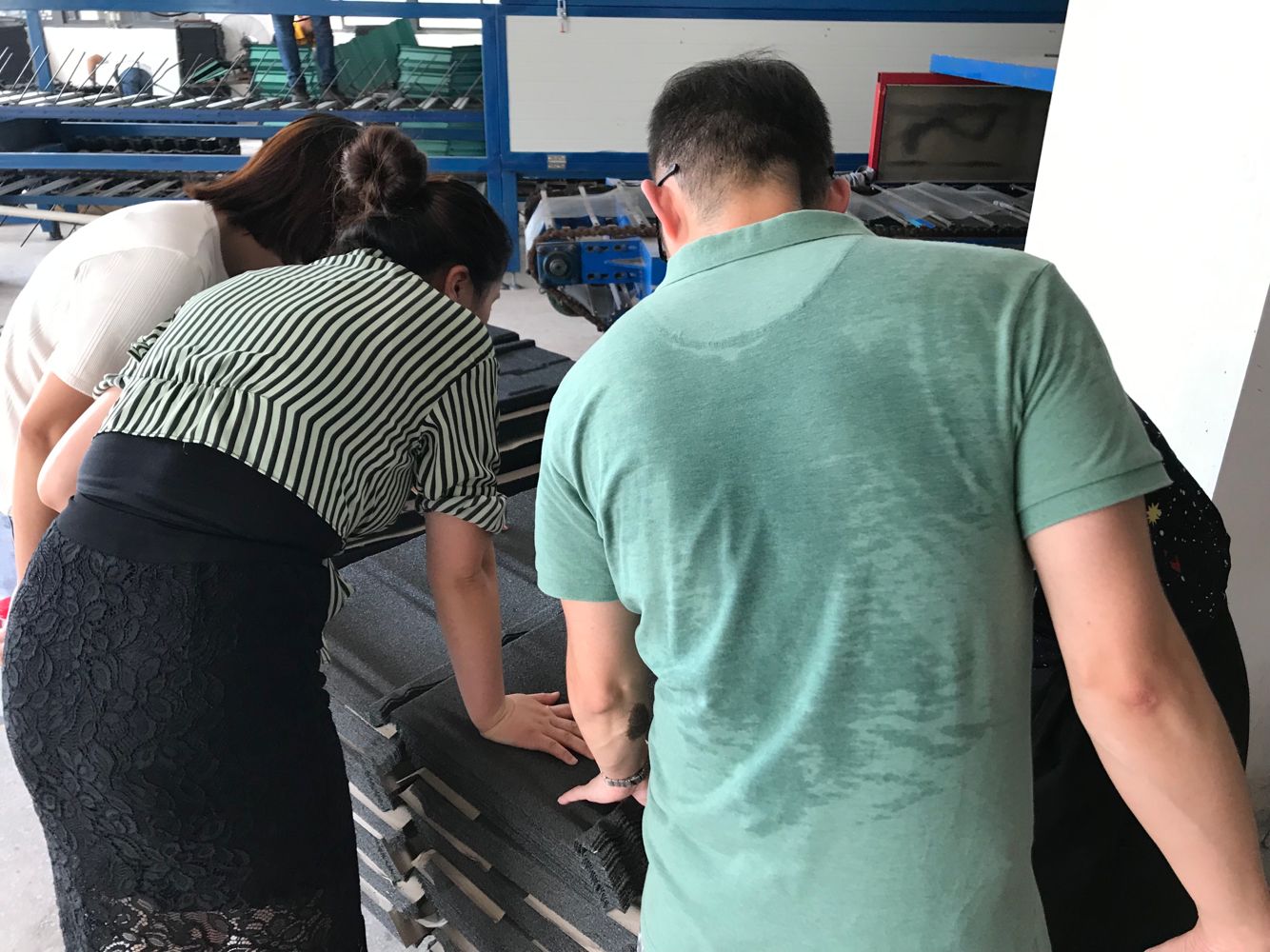 Brazil customer's agent in China came to visit our factory for cooperation yesterday