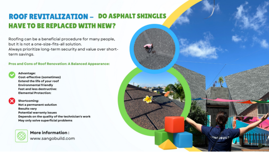Roof Revitalization – Do Asphalt Shingles Have to be Replaced with New?