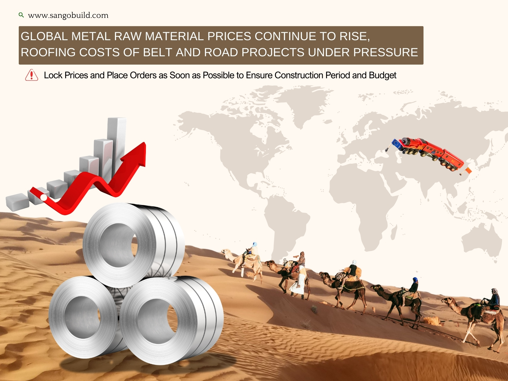 Global Metal Raw Material Prices Continue to Rise, Roofing Costs of Belt and Road Projects Under Pressure