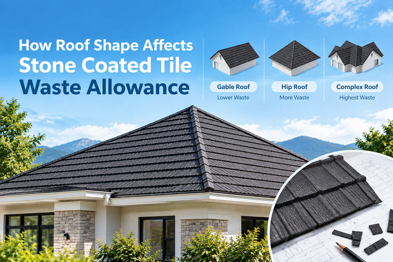 How Roof Shape Affects Stone Coated Tile Waste Allowance